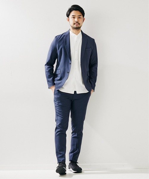 417 EDIFICE(フォーワンセブンエディフィス)の「【WEB限定】【シャツ+カットソーの2点セット】ノーカラーシャツ / Tシャツ(シャツ/ブラウス・メンズ・ホワイト/グレー/ブラウン/ベージュ/サックスブルー・SMALL/MEDIUM/LARGE/X-LARGE)」の21枚目の写真