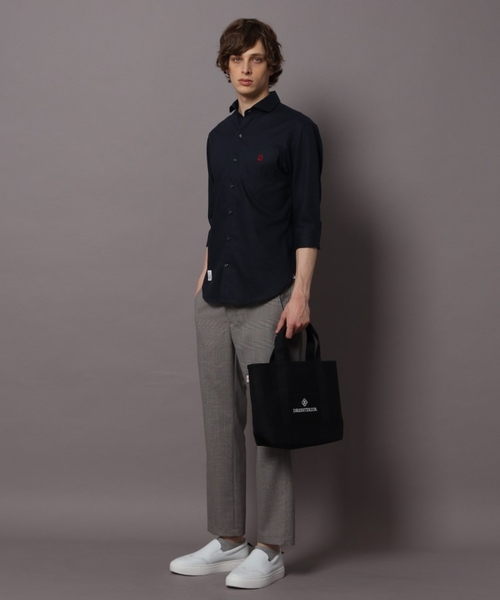 DRESSTERIOR（ドレステリア）の「◆ドレステリアキャンバスロゴトートバッグ(S)（トートバッグ・レディース・ダークネイビー/ブラック・00）」の5枚目の写真