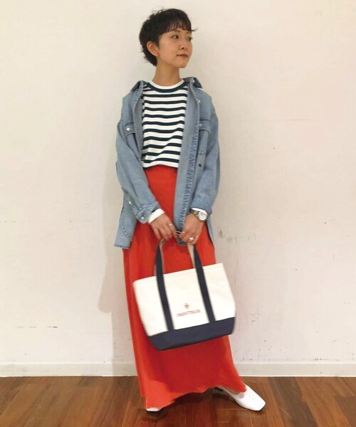 DRESSTERIOR（ドレステリア）の「◆ドレステリアキャンバスロゴトートバッグ(S)（トートバッグ・レディース・ダークネイビー/ブラック・00）」の14枚目の写真