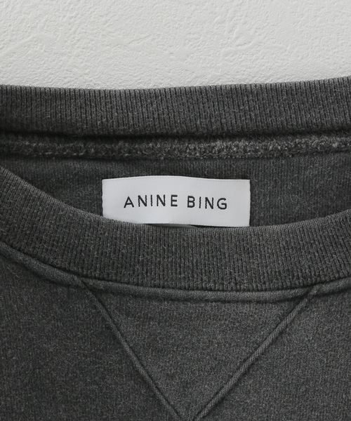 ANINE BING ロゴ入りホワイトスウェット Jay Sweatshirt Bing - Off White – Superette