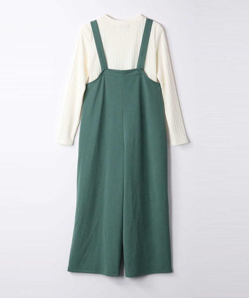 HONEYSUCKLE ROSE（ハニーサックルローズ）の「【HONEYSUCKLE ROSE】タックサロペット／セットアイテム（サロペット/オーバーオール・レディース・ブラック/ベージュ/グリーン・L/M）」の18枚目の写真