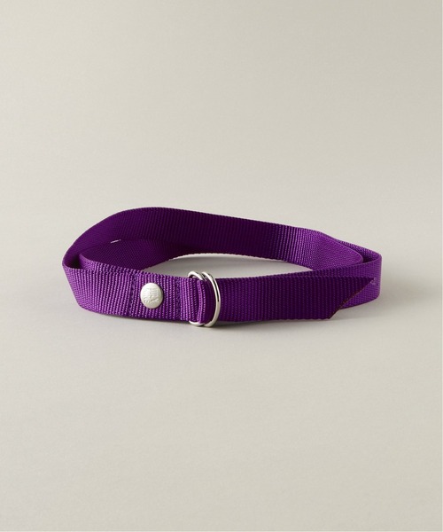 JULY NINE（ジュライナイン）の「【JULY NINE / ジュライナイン】 W RING NYLON WEB BELT（ベルト・メンズ・ブラック/ブラウン/オリーブ/ネイビー/パープル/オレンジ/イエロー・FREE）」の5枚目の写真