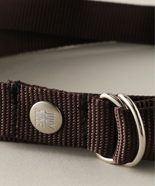JULY NINE（ジュライナイン）の「【JULY NINE / ジュライナイン】 W RING NYLON WEB BELT（ベルト・メンズ・ブラック/ブラウン/オリーブ/ネイビー/パープル/オレンジ/イエロー・FREE）」の18枚目の写真