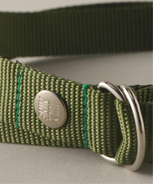 JULY NINE（ジュライナイン）の「【JULY NINE / ジュライナイン】 W RING NYLON WEB BELT（ベルト・メンズ・ブラック/ブラウン/オリーブ/ネイビー/パープル/オレンジ/イエロー・FREE）」の13枚目の写真