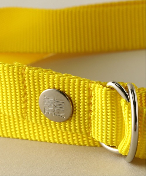 JULY NINE（ジュライナイン）の「【JULY NINE / ジュライナイン】 W RING NYLON WEB BELT（ベルト・メンズ・ブラック/ブラウン/オリーブ/ネイビー/パープル/オレンジ/イエロー・FREE）」の12枚目の写真