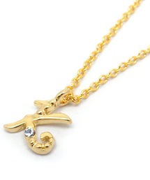 Zoule（ゾーラ）の「zouleゾーラ：petit initial プチイニシャル　ネックレス（ネックレス・キッズ）」