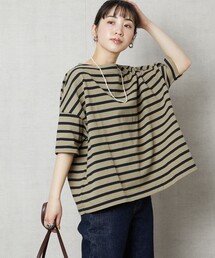 FREAK'S STORE | ▽【WEB限定】ボートネックバスクボーダー半袖Tシャツ(Tシャツ/カットソー)