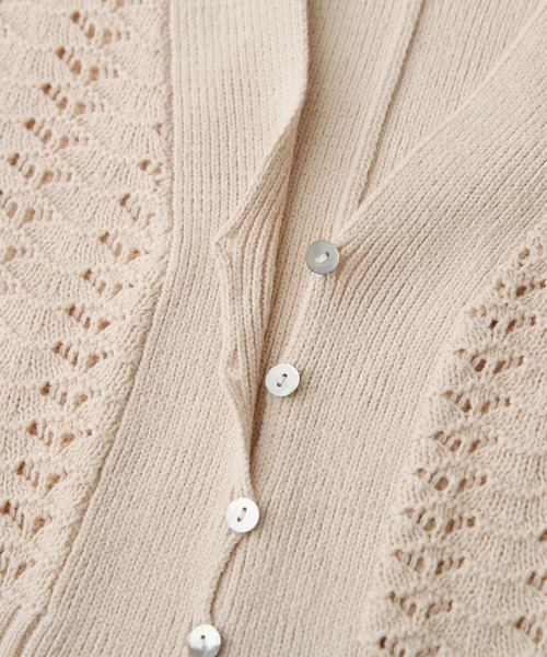 osharewalker（オシャレウォーカー）の「【廃盤】『2way透かし編みニットベスト』（ベスト・レディース・ネイビー/グレー/アイボリー・FREE）」の21枚目の写真