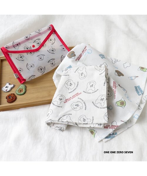 apres les cours（アプレレクール）の「/1107 HELLO ONSENてぬぐい（タオル・キッズ・アイボリー/オフホワイト・FREE）」の4枚目の写真