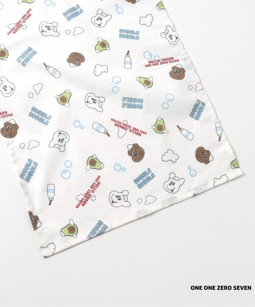 apres les cours（アプレレクール）の「/1107 HELLO ONSENてぬぐい（タオル・キッズ・アイボリー/オフホワイト・FREE）」の10枚目の写真