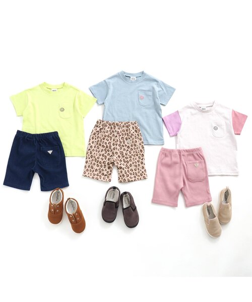 BREEZE(ブリーズ)の「/NET別注 DAISUKI ハーフパンツ(その他パンツ・キッズ・ベージュ/ライトインディゴブルー/カーキ/チャコール/オレンジ/チェック/ブルー/ネイビー/カモフラージュ/ワインレッド/ラベンダー/グレー/アイボリー・70/80/130/100/110/120/140/90)」の14枚目の写真