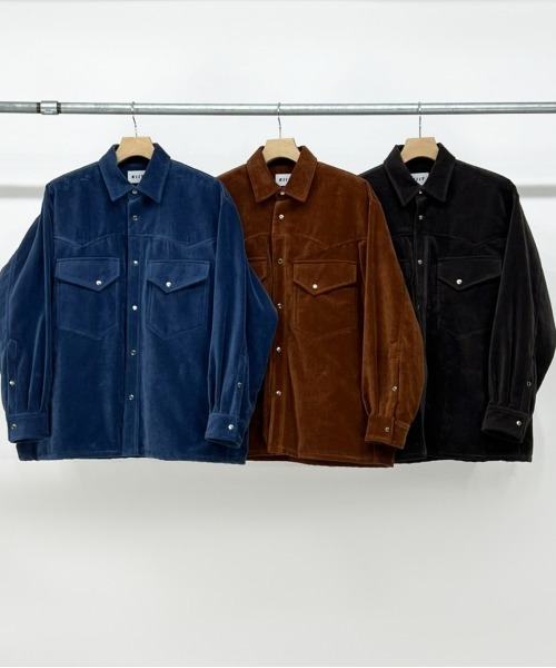 kiit ベースボールシャツ キート ノーカラー