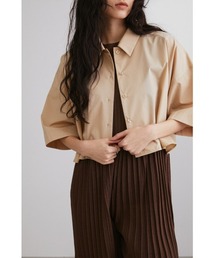 STYLEMIXER | テントラインショートシャツ(シャツ/ブラウス)