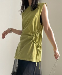 SIDE CIRCLE GATHER TOP
