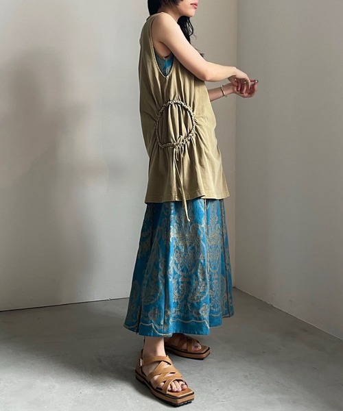 セール】SIDE CIRCLE GATHER TOP（Tシャツ/カットソー）｜Ameri