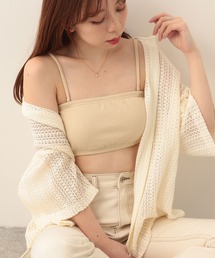 Heather | カップ付きベアトップ　281983(チューブトップ)