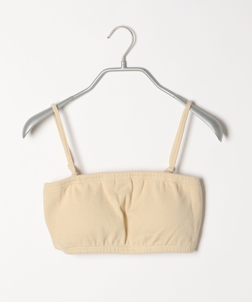 Heather（ヘザー）の「カップ付きベアトップ　281983（チューブトップ・レディース・オフホワイト/ブラック/ベージュ・FREE）」の7枚目の写真