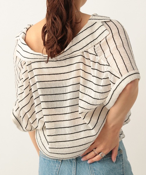 Heather（ヘザー）の「カップ付きベアトップ　281983（チューブトップ・レディース・オフホワイト/ブラック/ベージュ・FREE）」の20枚目の写真