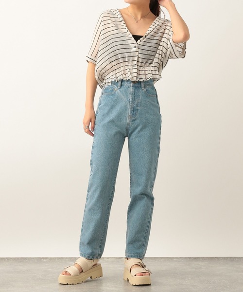 Heather（ヘザー）の「カップ付きベアトップ　281983（チューブトップ・レディース・オフホワイト/ブラック/ベージュ・FREE）」の21枚目の写真