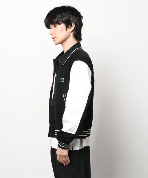 FORSOMEONE（フォーサムワン）の「FORSOMEONE AWARD JACKET（スタジャン・メンズ・ブラック・48）」の11枚目の写真