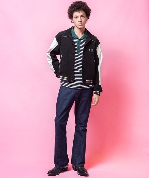 FORSOMEONE（フォーサムワン）の「FORSOMEONE AWARD JACKET（スタジャン・メンズ・ブラック・48）」の7枚目の写真