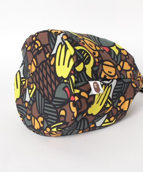 A BATHING APE（アベイシングエイプ）の「MILO SAMURAI DRAWSTRING BAG M（ハンドバッグ・メンズ・マルチ・FREE）」の3枚目の写真