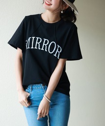 【コットン100%】ビッグロゴデザインオーバーサイズTシャツ