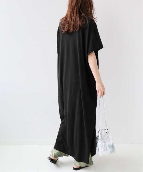 CAL．Berries（カルベリーズ）の「《追加》別注【CAL.Berries 】*Relume TRIBLEND V/N OP：ワンピース（ワンピース・レディース・ブラック/ライトグレー/カーキ・FREE）」の12枚目の写真