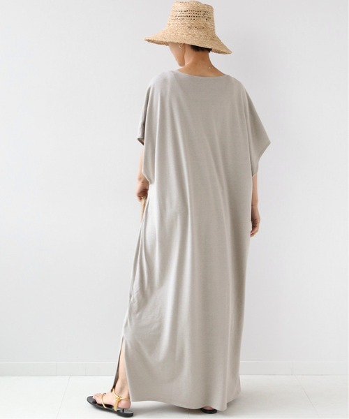 CAL．Berries（カルベリーズ）の「《追加》別注【CAL.Berries 】*Relume TRIBLEND V/N OP：ワンピース（ワンピース・レディース・ブラック/ライトグレー/カーキ・FREE）」の17枚目の写真