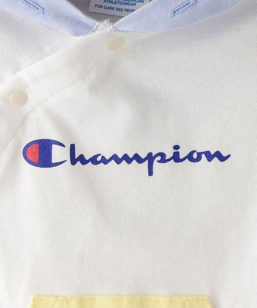 Champion（チャンピオン）の「【SHIPS KIDS別注】Champion:フード 半袖 ロンパース（ロンパース・キッズ・その他1/その他・80/70）」の11枚目の写真