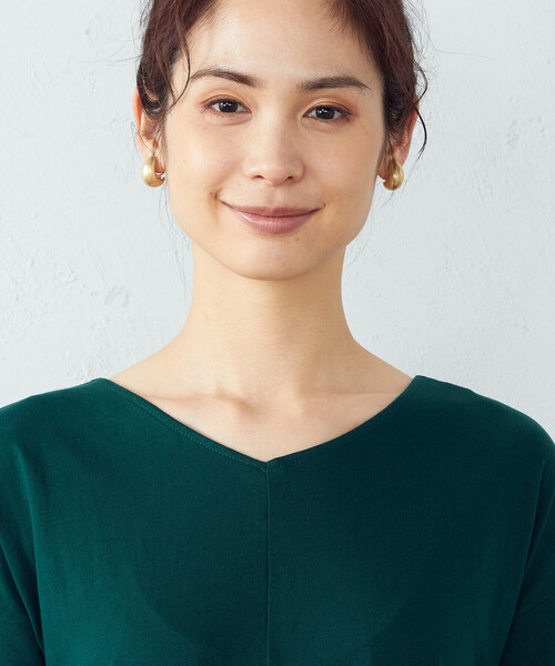 COMME CA ISM（コムサイズム）の「バックシャン　Ｔシャツワンピース（ワンピース・レディース・ブラック/グレー/オリーブ/グリーン・MEDIUM/LARGE）」の20枚目の写真