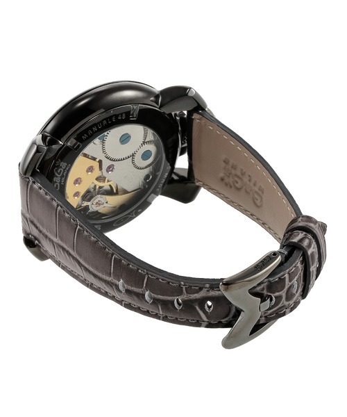 GaGa MILANO（ガガミラノ）の「GaGa MILANO/ガガミラノ MANUALE48MM 腕時計 5012MOS01S メンズ（アナログ腕時計・メンズ・ブラウン・FREE）」の2枚目の写真