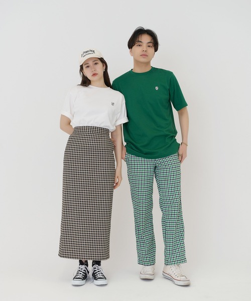 TINA:JOJUN(ティーナジョジュン)の「ユニセックス エンブレム付きTシャツ TINA:JOJUN(Tシャツ/カットソー・レディース・ホワイト/グリーン/ブラック/ピンク・M)」の14枚目の写真