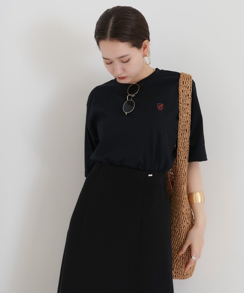 TINA:JOJUN(ティーナジョジュン)の「ユニセックス エンブレム付きTシャツ TINA:JOJUN(Tシャツ/カットソー・レディース・ホワイト/グリーン/ブラック/ピンク・M)」の19枚目の写真