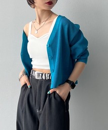 PAGEBOY | アゼスポンジショートVカーディガン(カーディガン/ボレロ)