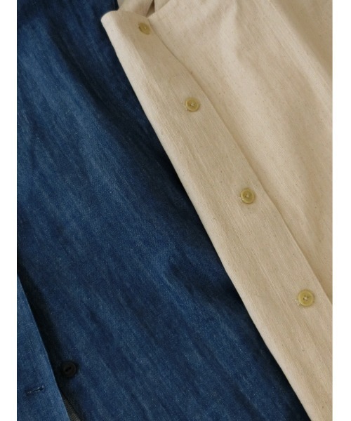 ulu（ウル）の「Linen denim vest（ベスト・レディース・ベージュ・FREE）」の13枚目の写真