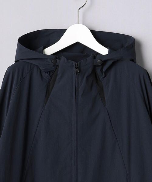 EN ROUTE（アンルート）の「＜EN ROUTE＞ リサイクルナイロン ストレッチ フード ブルゾン（ブルゾン・メンズ・ブラック/ネイビー・1/2/3）」の8枚目の写真