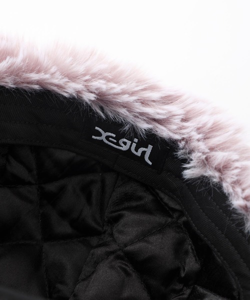 X-girl（エックスガール）の「DOG EAR JET CAP（キャップ・レディース・ブラック/ブラウン/グレー・ONE SIZE）」の11枚目の写真