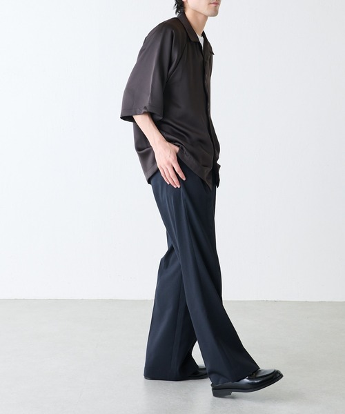 正規品】LOUIS VUITTONオープンカラーショートスリーブコットンシャツ