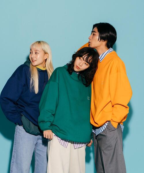 CITEN（シテン）の「＜CITEN＞ヒュージ スウェットシャツ（スウェット・メンズ・グレー/ケリー/コバルトブルー/ナチュラル/ダークグリーン/オレンジ/イエロー/ネイビー・M/L）」の8枚目の写真