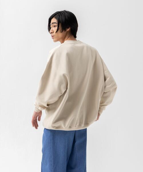 CITEN（シテン）の「＜CITEN＞ヒュージ スウェットシャツ（スウェット・メンズ・グレー/ケリー/コバルトブルー/ナチュラル/ダークグリーン/オレンジ/イエロー/ネイビー・M/L）」の13枚目の写真