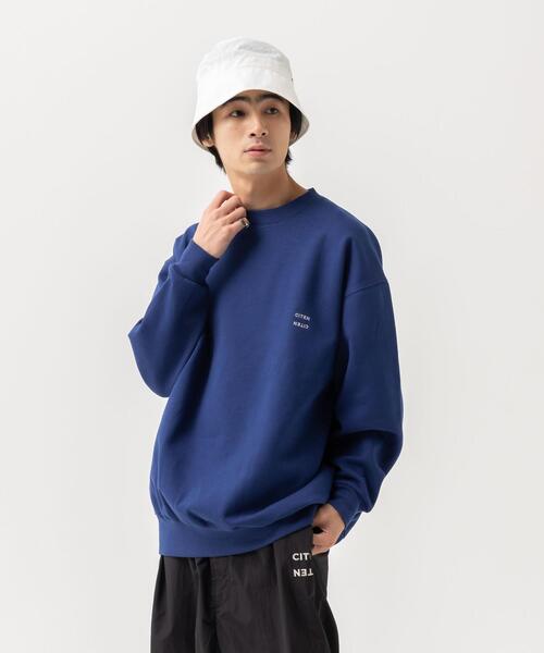 CITEN（シテン）の「＜CITEN＞ヒュージ スウェットシャツ（スウェット・メンズ・グレー/ケリー/コバルトブルー/ナチュラル/ダークグリーン/オレンジ/イエロー/ネイビー・M/L）」の14枚目の写真