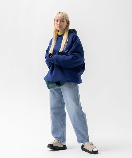 CITEN（シテン）の「＜CITEN＞ヒュージ スウェットシャツ（スウェット・メンズ・グレー/ケリー/コバルトブルー/ナチュラル/ダークグリーン/オレンジ/イエロー/ネイビー・M/L）」の15枚目の写真