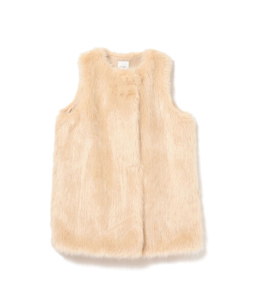 BeAMS DOT（ビームスドット）の「【WEB限定】BeAMS DOT / ボリューム フェイクファーベスト（ベスト・レディース・ベージュ/ブラウン系その他5・FREE）」の15枚目の写真