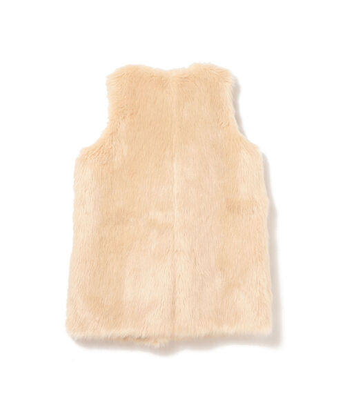 BeAMS DOT（ビームスドット）の「【WEB限定】BeAMS DOT / ボリューム フェイクファーベスト（ベスト・レディース・ベージュ/ブラウン系その他5・FREE）」の16枚目の写真