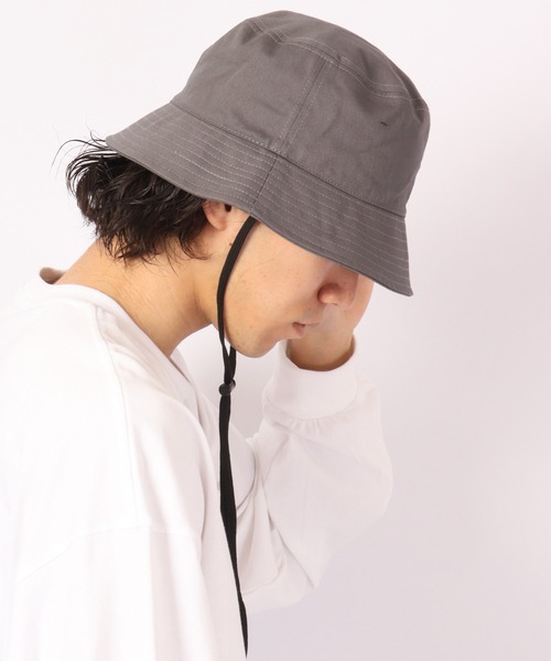 FUNALIVE（ファンアライブ）の「FSM ツイルバケットハット（ハット・メンズ・グレー/アイボリー/グリーン/ブラック・FREE）」の7枚目の写真