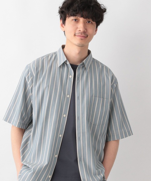 GLOBAL WORK(グローバルワーク)の「快適レギュラーカラーシャツ/297737(シャツ/ブラウス・メンズ・ブラック/ライトグレー/ブラウン系その他/ブルー系その他/グリーン系その他・MEDIUM/X-LARGE/LARGE/SMALL)」の5枚目の写真