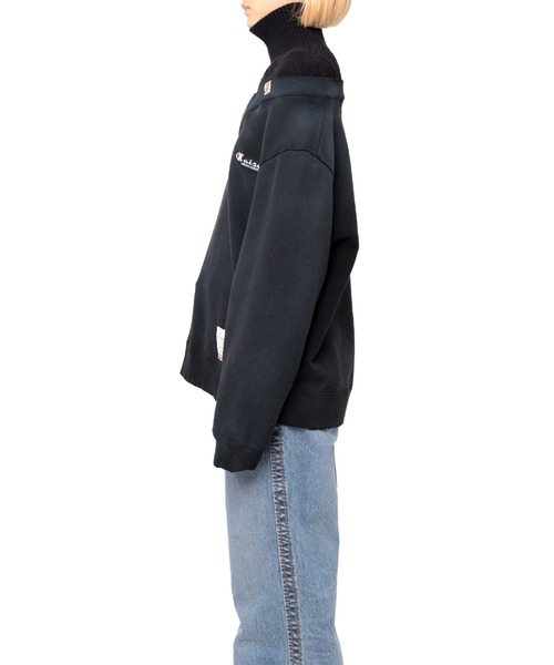 Maison MIHARA YASUHIRO(メゾンミハラヤスヒロ)の「Sweater Combined Pullover(スウェット・レディース・イエロー/ブラック・FREE)」の4枚目の写真
