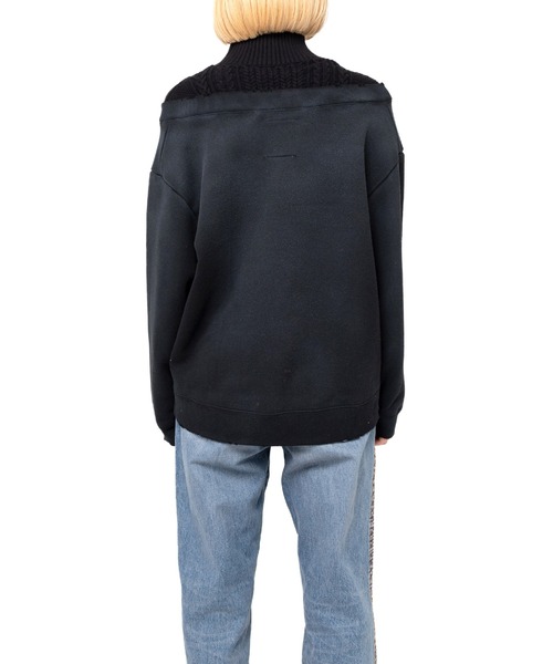 Maison MIHARA YASUHIRO(メゾンミハラヤスヒロ)の「Sweater Combined Pullover(スウェット・レディース・イエロー/ブラック・FREE)」の5枚目の写真