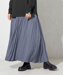 SHARE PARK | 【洗える】ポリエステルシャンブレースカート(スカート)